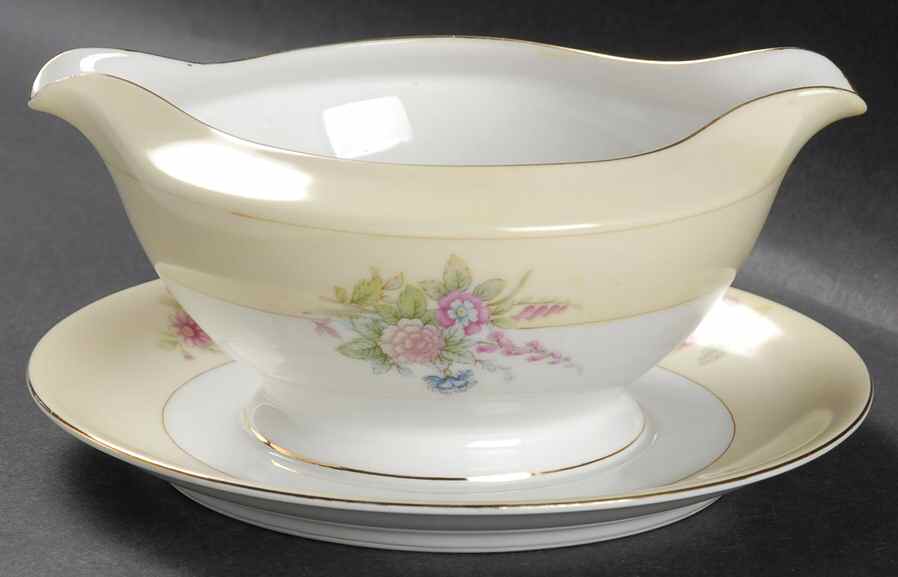 CEB4 Gravy Boat with Attached Underplate by Celebrate-1