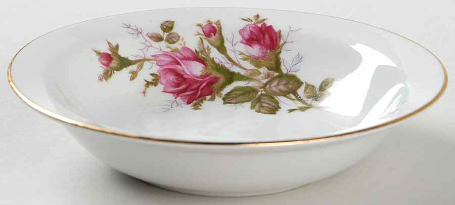 Moss Rose Rim Fruit/Dessert (Sauce) Bowl by Celebrate-1