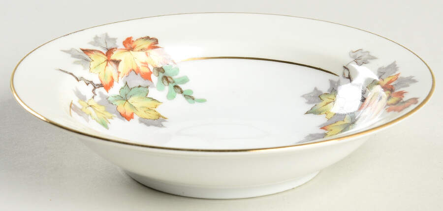 Silver Maple Rim Fruit/Dessert (Sauce) Bowl by Celebrate-1