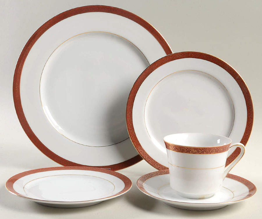 Empress 5 Piece Place Setting by Crown Empire-1