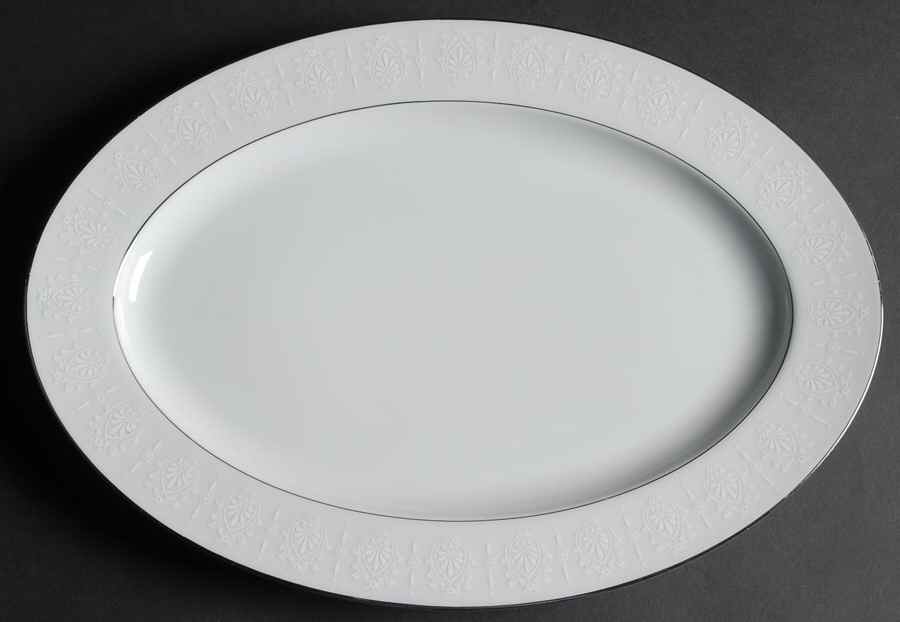 Princess 14" Oval Serving Platter by Crown Empire-1
