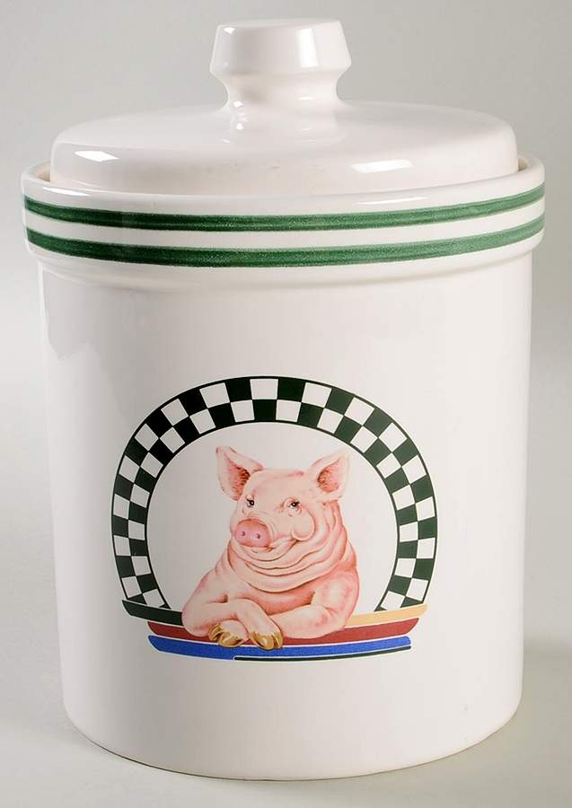 Benedict Medium Canister & Lid by Century China-1