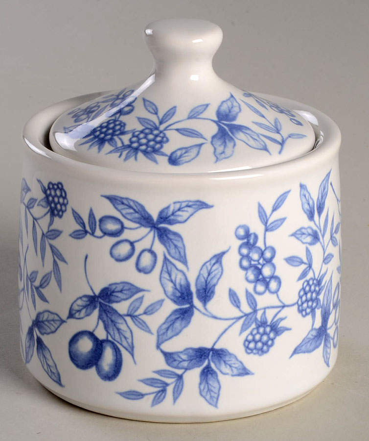 Blueberry Hill (Large Design) Sugar Bowl & Lid by Century China-1