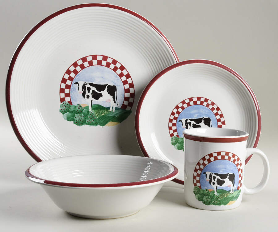 Fannie's Farm 4 Piece Place Setting by Century China-1