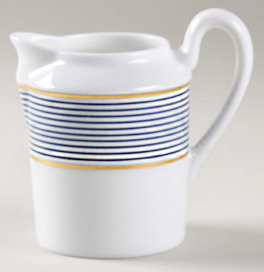 Crinoline Blue Mini Creamer by Ceralene-1