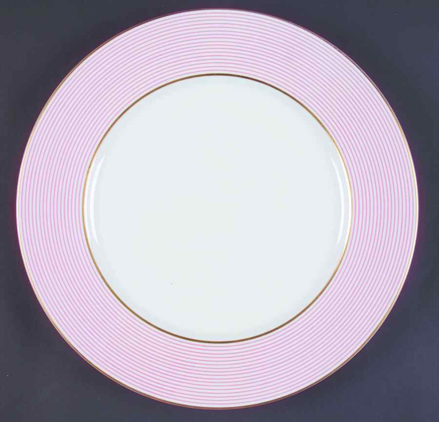 Crinoline Pink Service Plate (Charger) by Ceralene-1