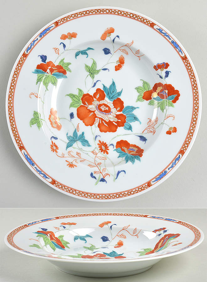 Hokusai  Large Rim Soup Bowl by Ceralene-1