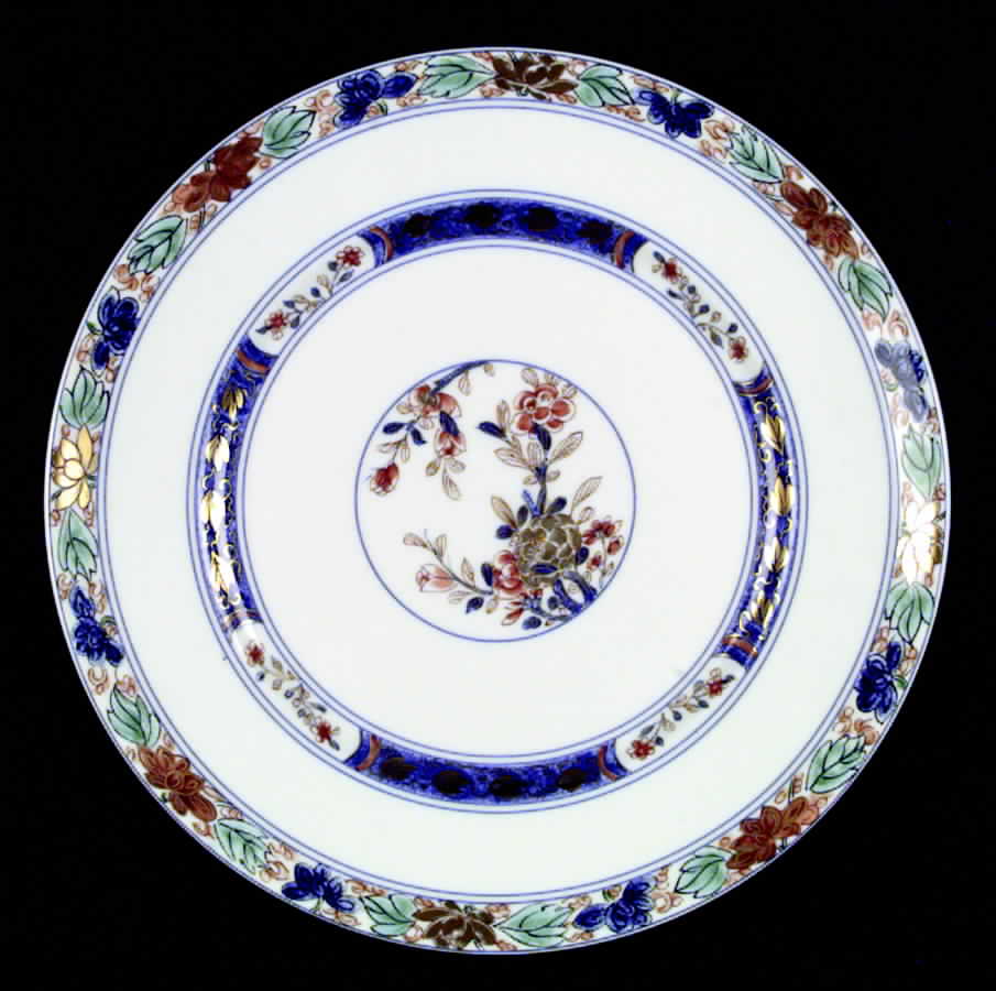 Koutani (White Background) Dinner Plate by Ceralene-1