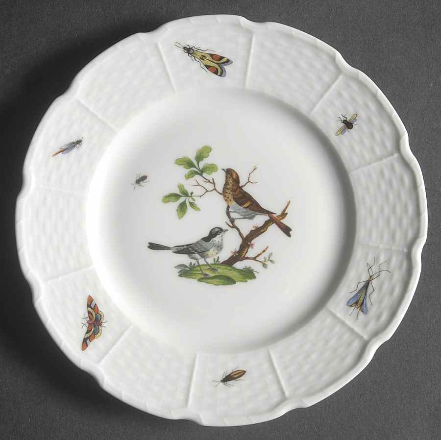 Les Oiseaux Bread & Butter Plate by Ceralene-1