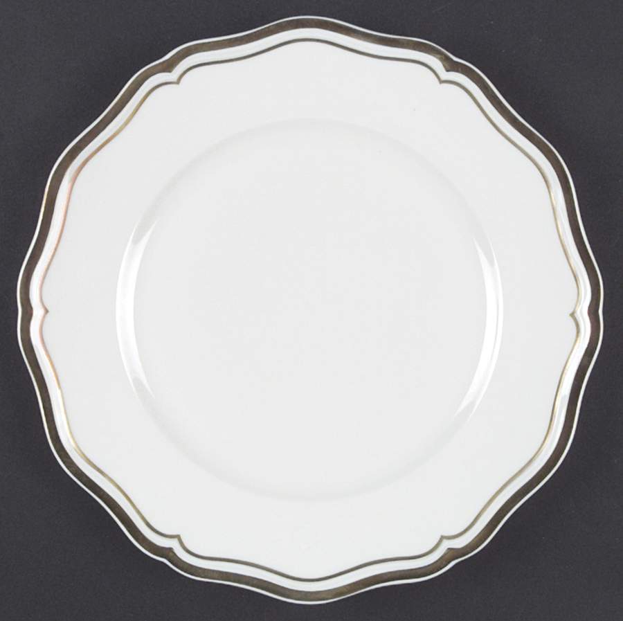 Louis XV Gold Dinner Plate by Ceralene-1