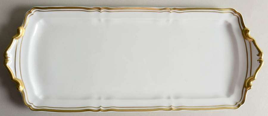 Louis XV Gold Large Sandwich Tray by Ceralene-1