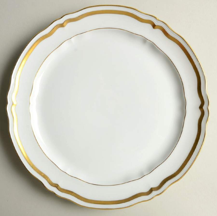 Louis XV Gold Dinner Plate by Ceralene-1