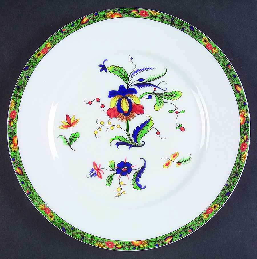 Louviers (White Background) Salad Plate by Ceralene-1