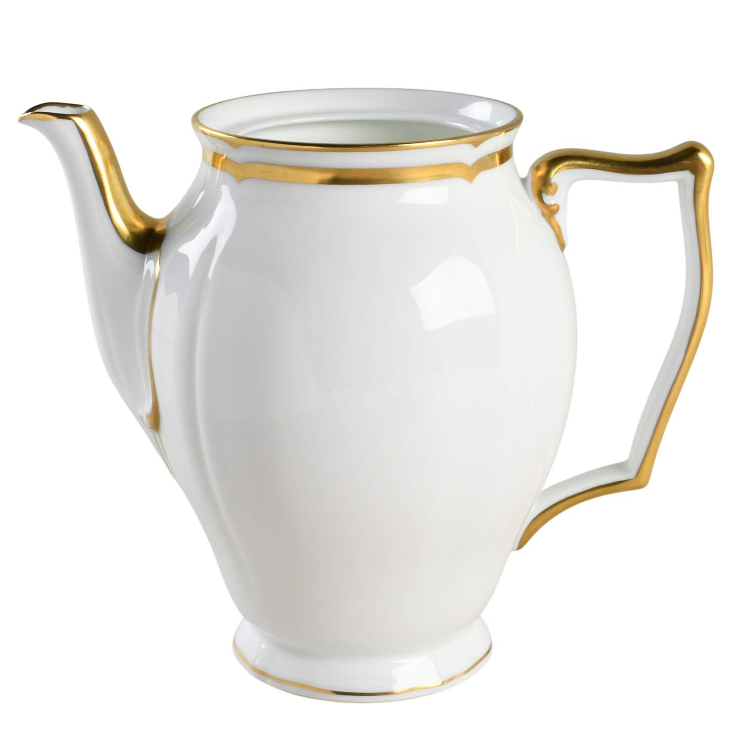 Marie Antoinette (Gold) Coffee Pot No Lid by Ceralene-1