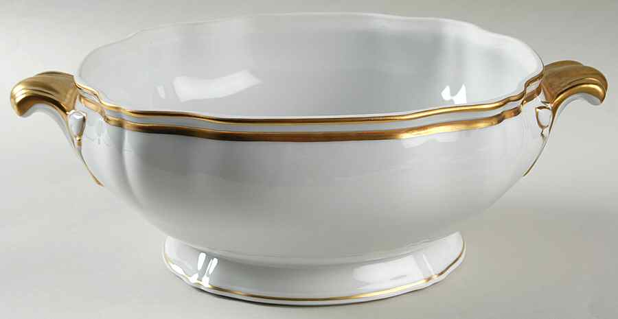 Marie Antoinette (Gold) Tureen No Lid by Ceralene-1