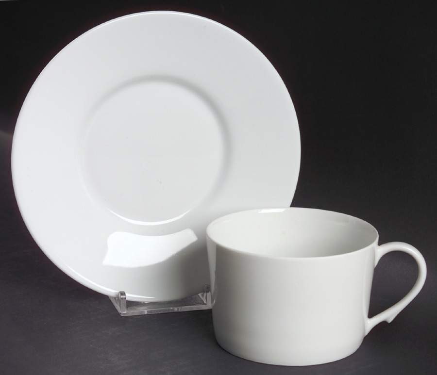 Marly-Menton Flat Cup & Saucer Set by Ceralene-1