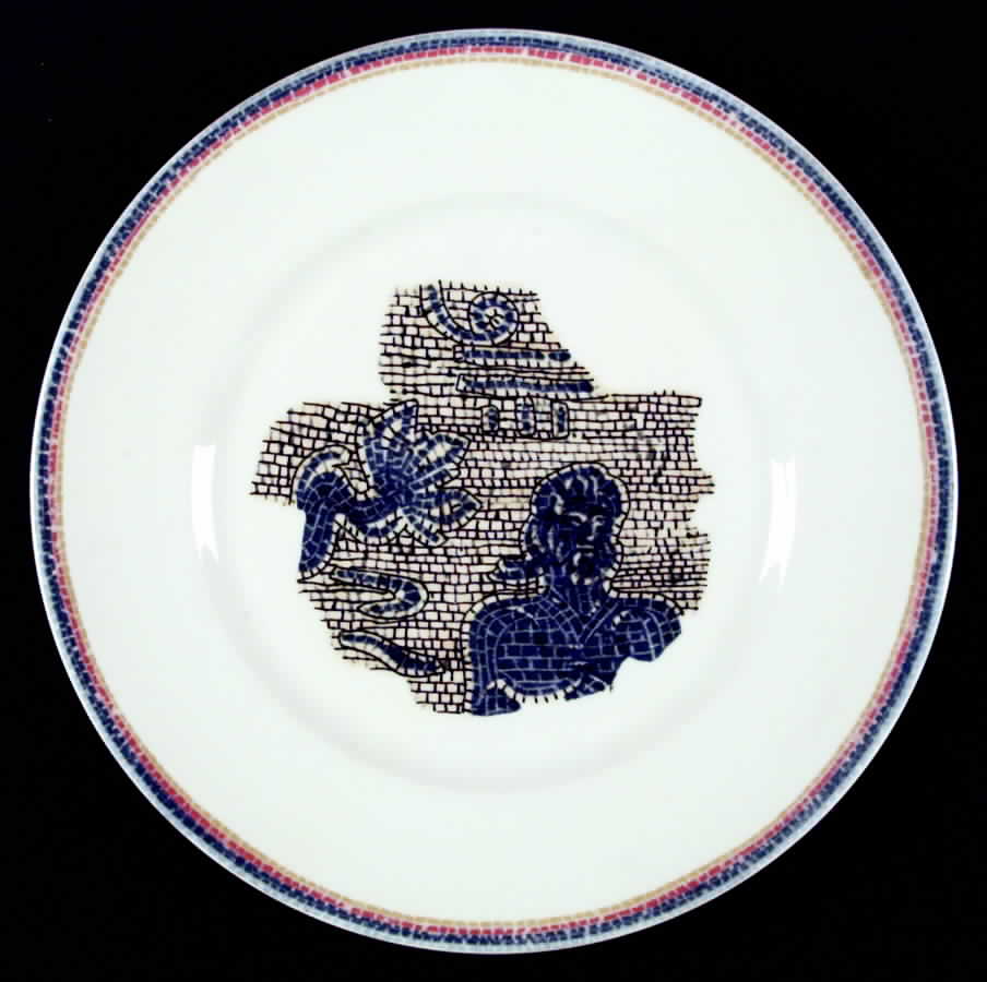 Mosaiques Neptune Dinner Plate by Ceralene-1