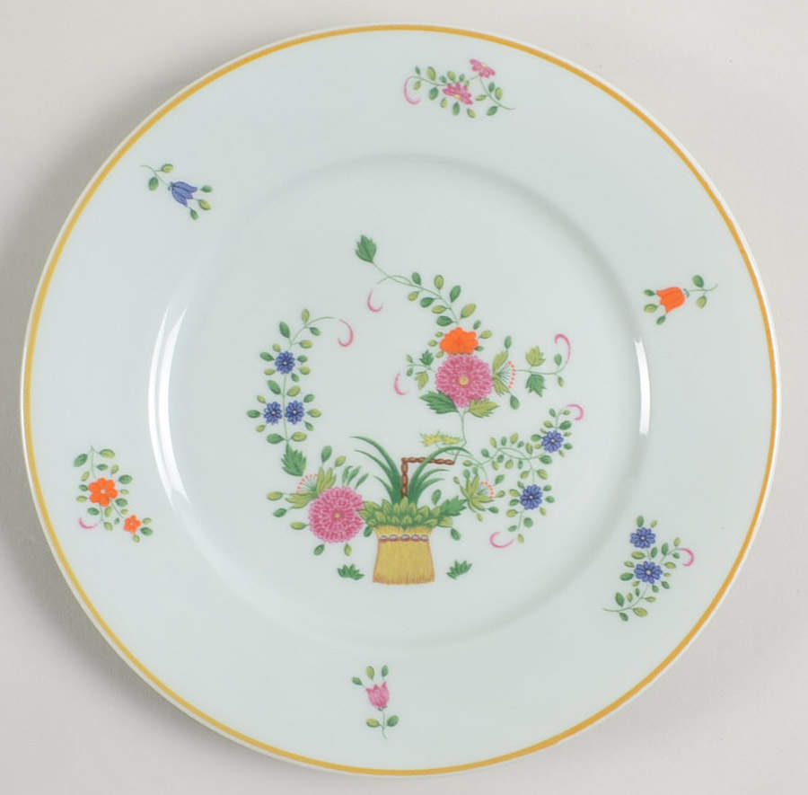 Panier Chinois Celadon Salad Plate by Ceralene-1