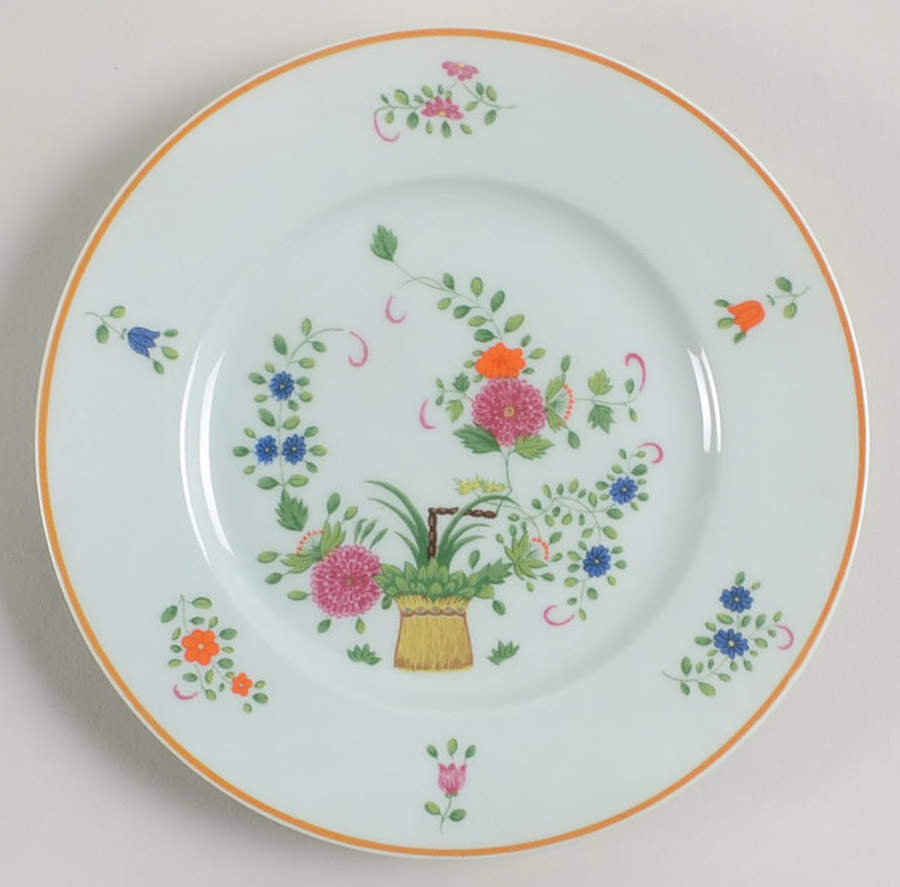 Panier Chinois Celadon Bread & Butter Plate by Ceralene-1
