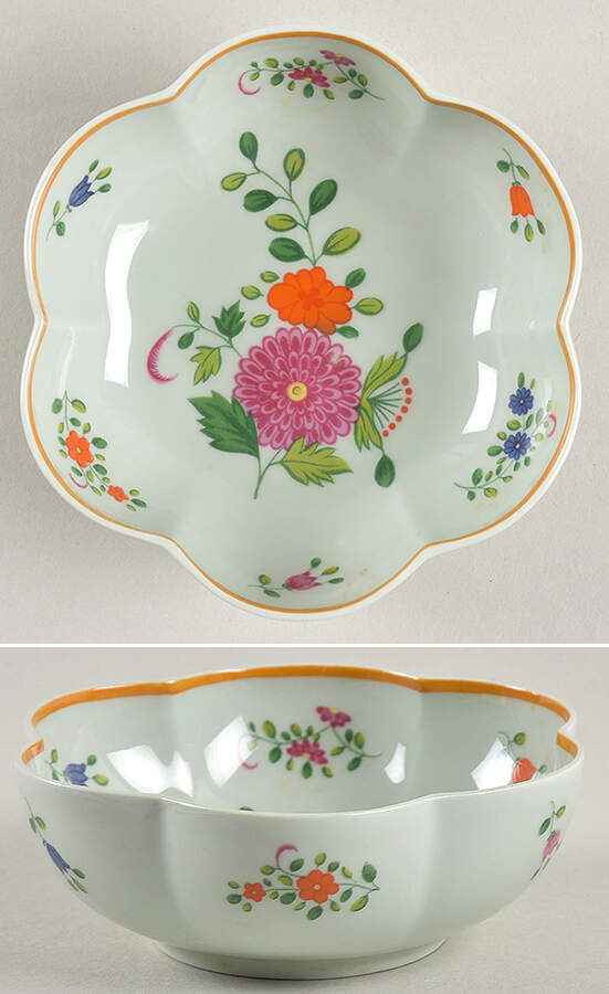 Panier Chinois Celadon 4" Melon Bowl by Ceralene-1