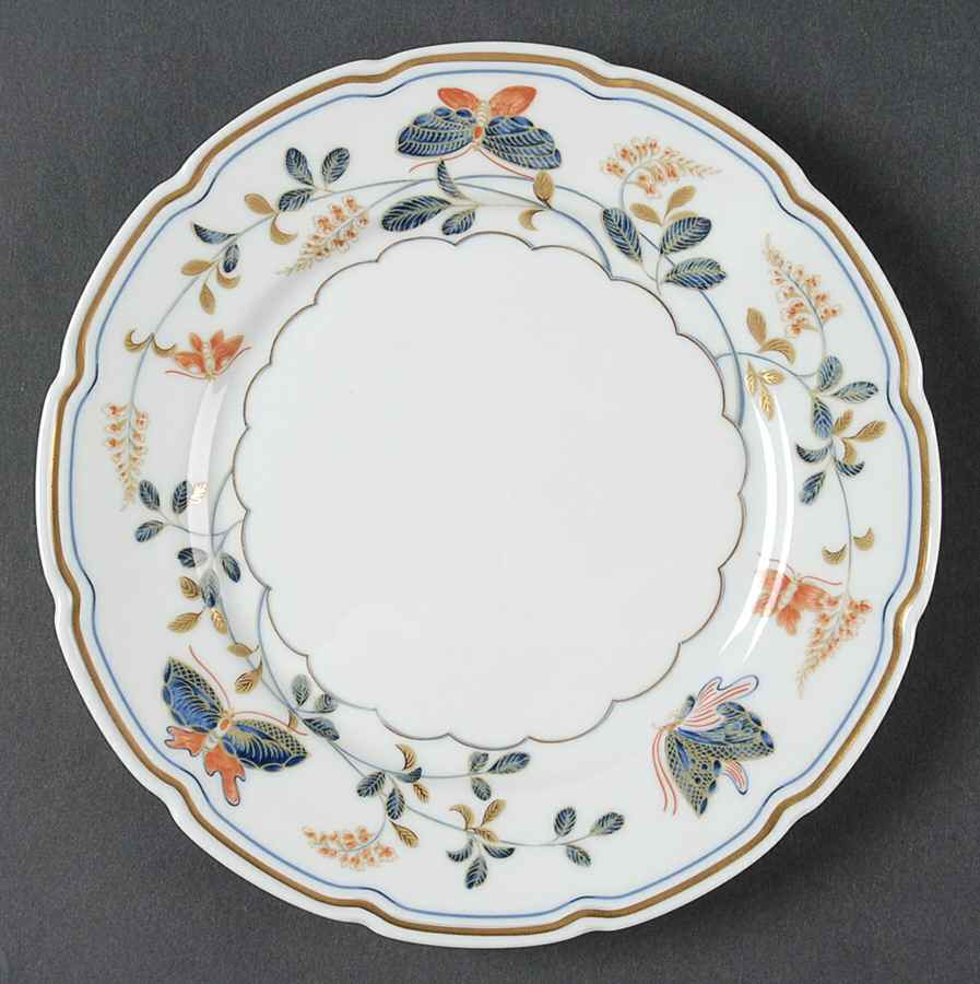 Papillons Salad Plate by Ceralene-1
