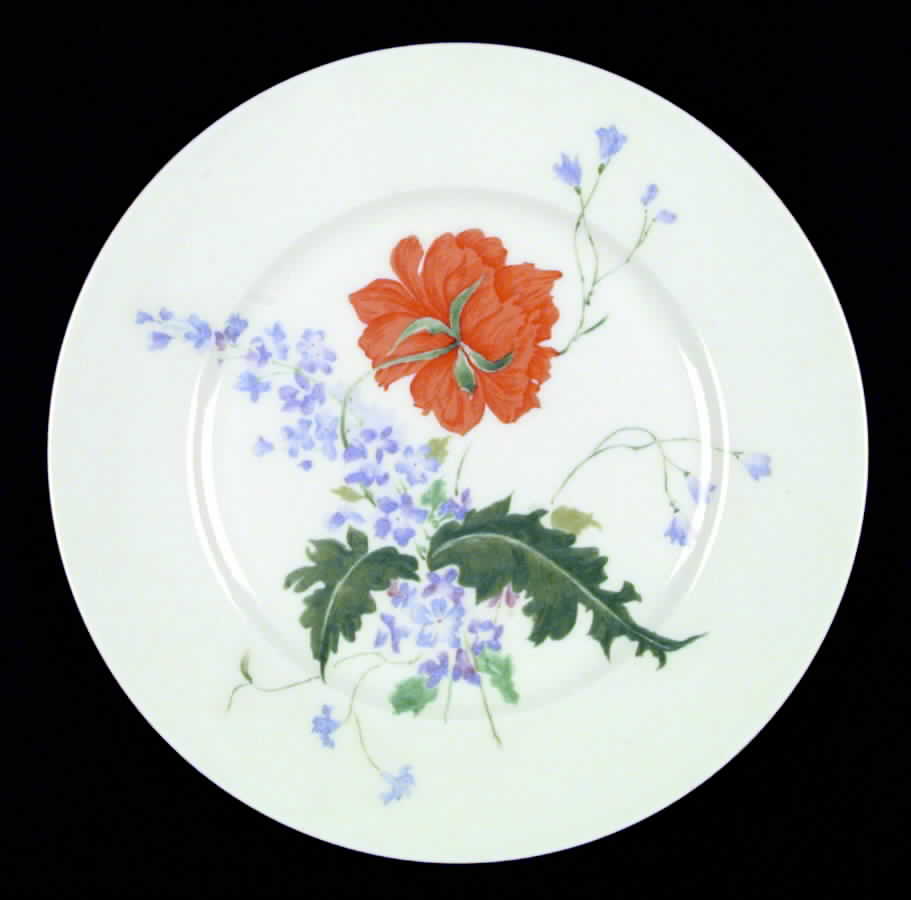 Pavot Poppy Dinner Plate by Ceralene-1