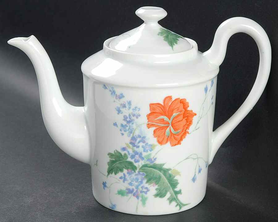 Pavot Poppy Coffee Pot & Lid by Ceralene-1