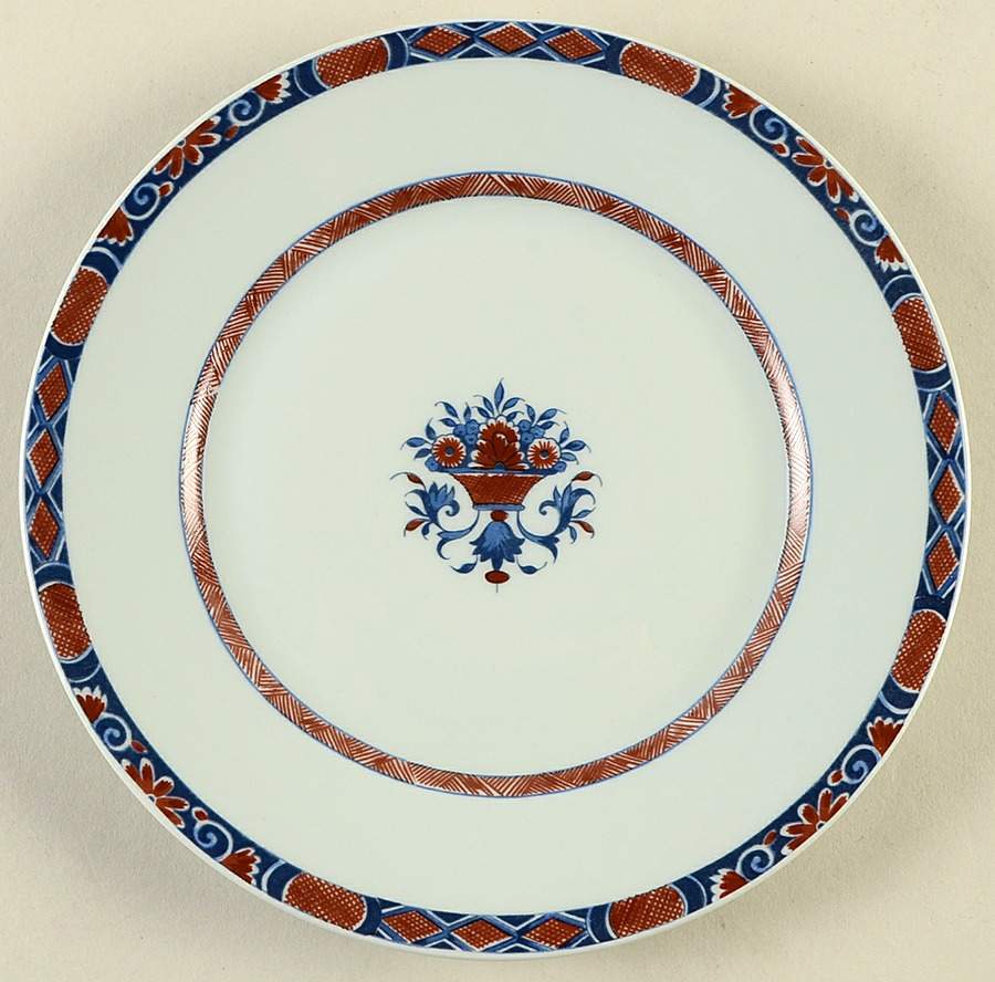 Rouen White Salad Plate by Ceralene-1