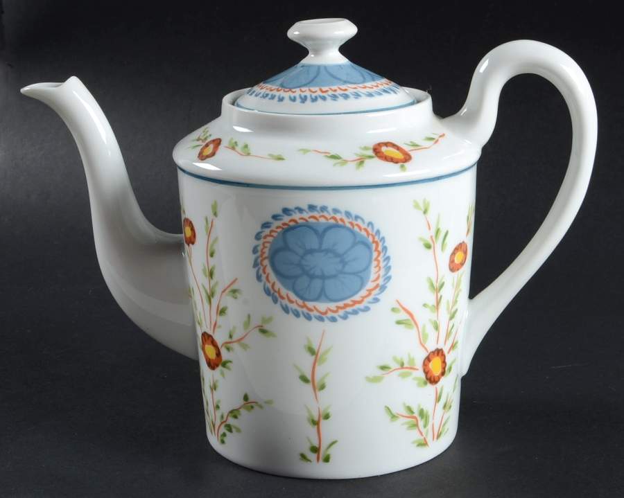Sarabande Coffee Pot & Lid by Ceralene-1