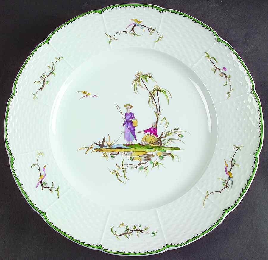 Si Kiang Dinner Plate by Ceralene-1