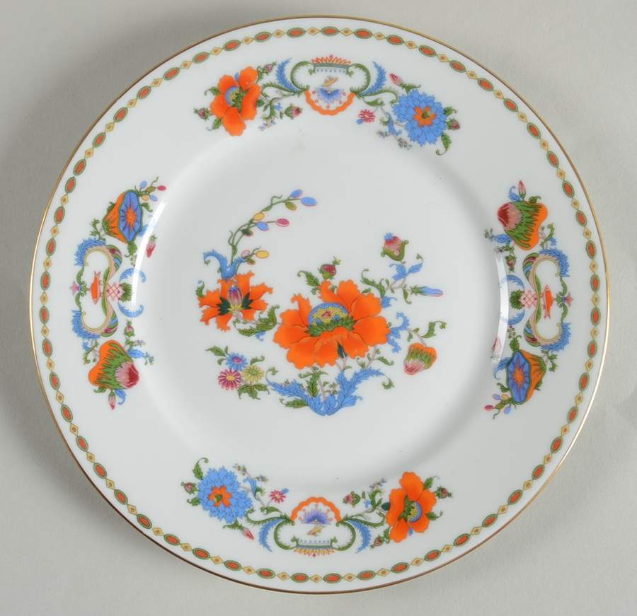 Vieux Chine (White) Salad Plate by Ceralene-1