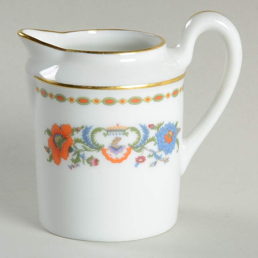 Vieux Chine (White) Creamer by Ceralene-1