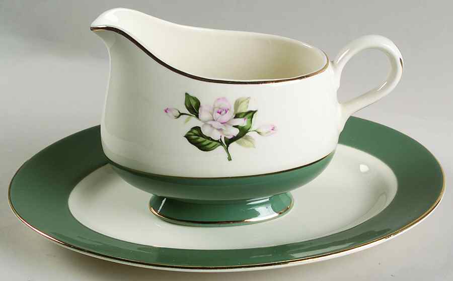 Emerald Gravy Boat & Underplate/Relish by Century Service-1