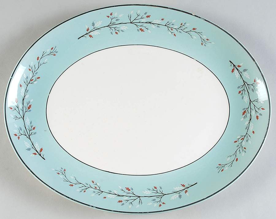 Lynnwood 13" Oval Serving Platter by Century Service-1