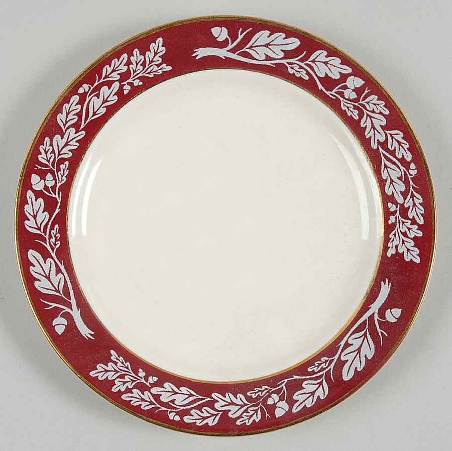 Regal Red (No Flowers) Bread & Butter Plate by Century Service-1