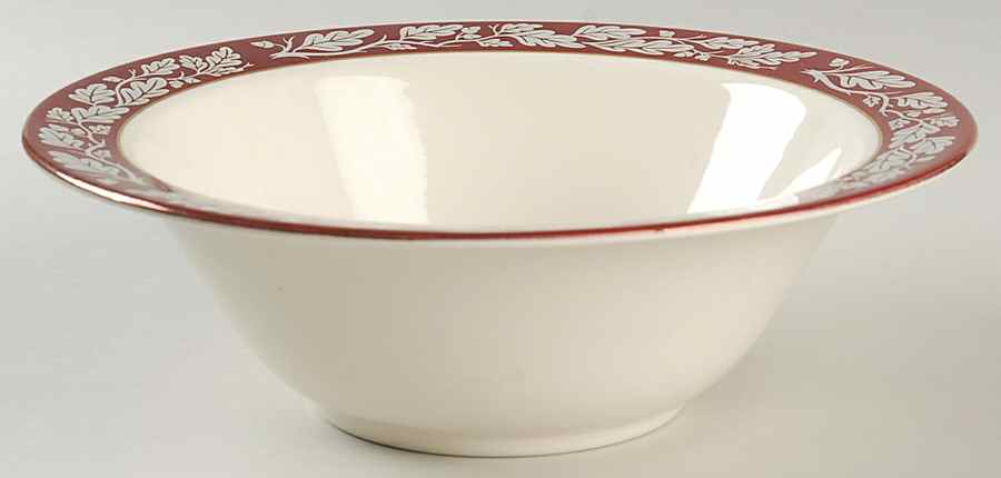 Regal Red (Floral Center) 9" Round Vegetable Bowl by Century Service-1