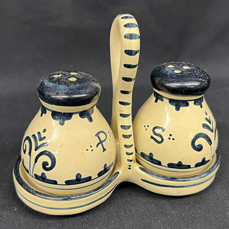 Oca (3 Pc) Salt & Pepper Tray Set by Corso de'Fiori-1