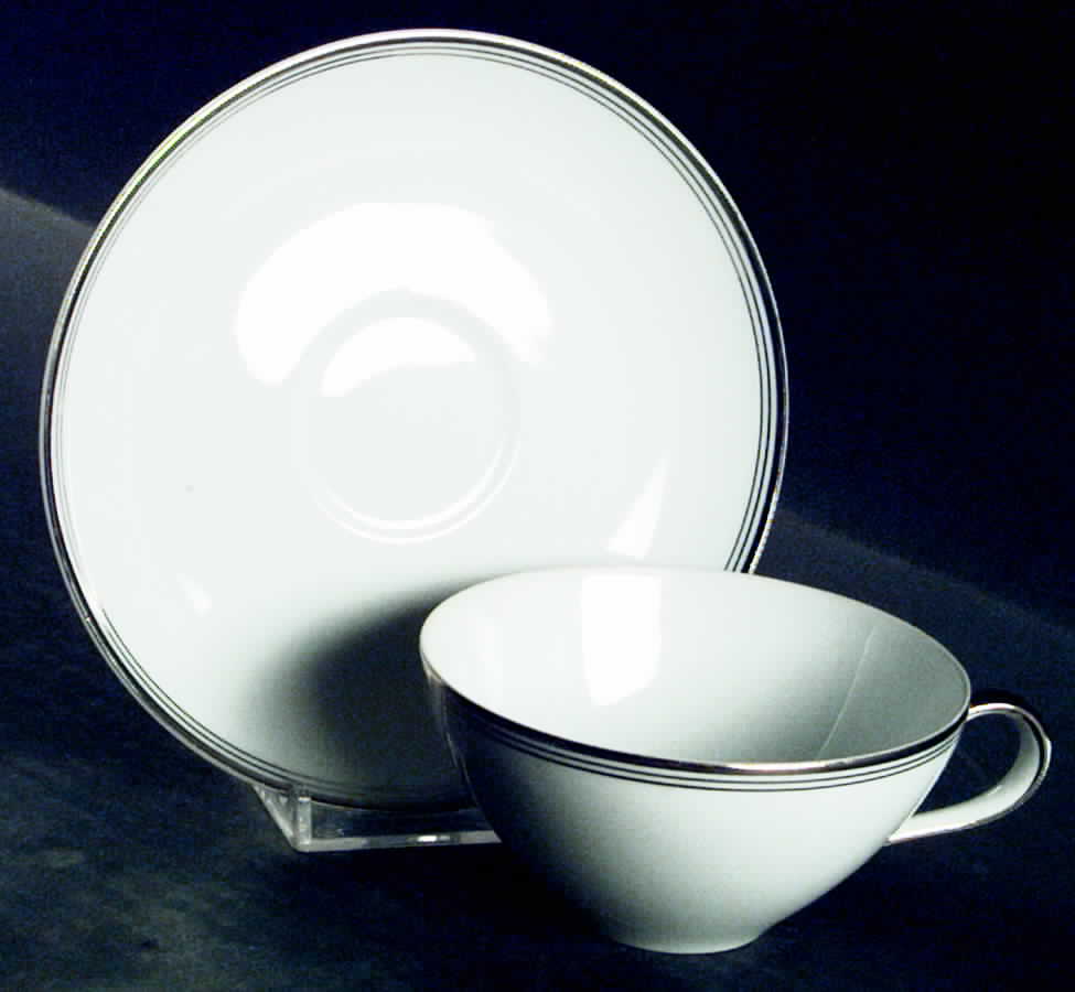 Prestige Flat Cup & Saucer Set by Craft Fine China-1