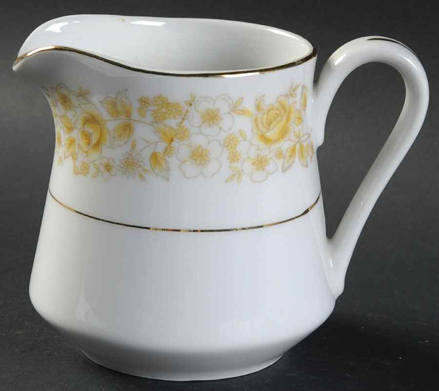 Golden Rose Creamer by Chadds Ford-1