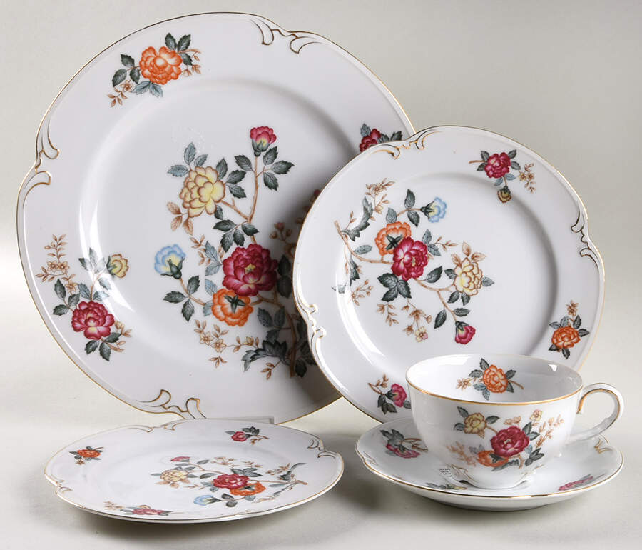 Mayfair 5 Piece Place Setting by Charm Crest-1