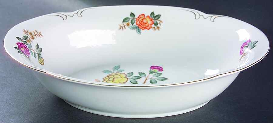 Mayfair 11" Oval Vegetable Bowl by Charm Crest-1