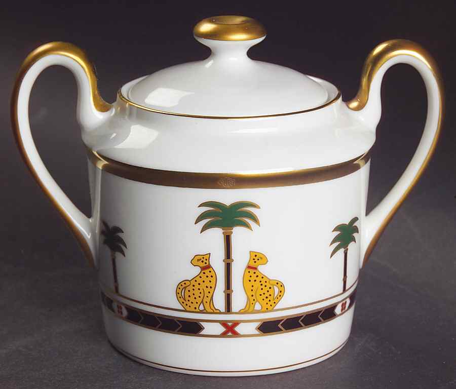 Casablanca Sugar Bowl & Lid by Christian Dior-1