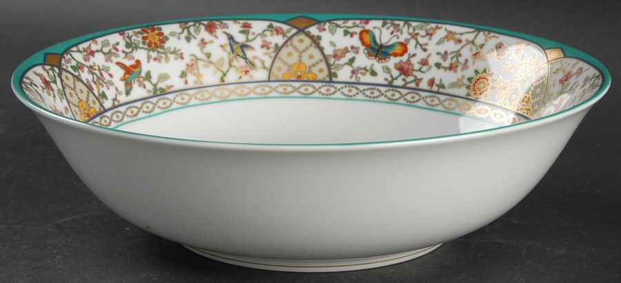 Cloisonne 9" Round Vegetable Bowl by Christian Dior-1