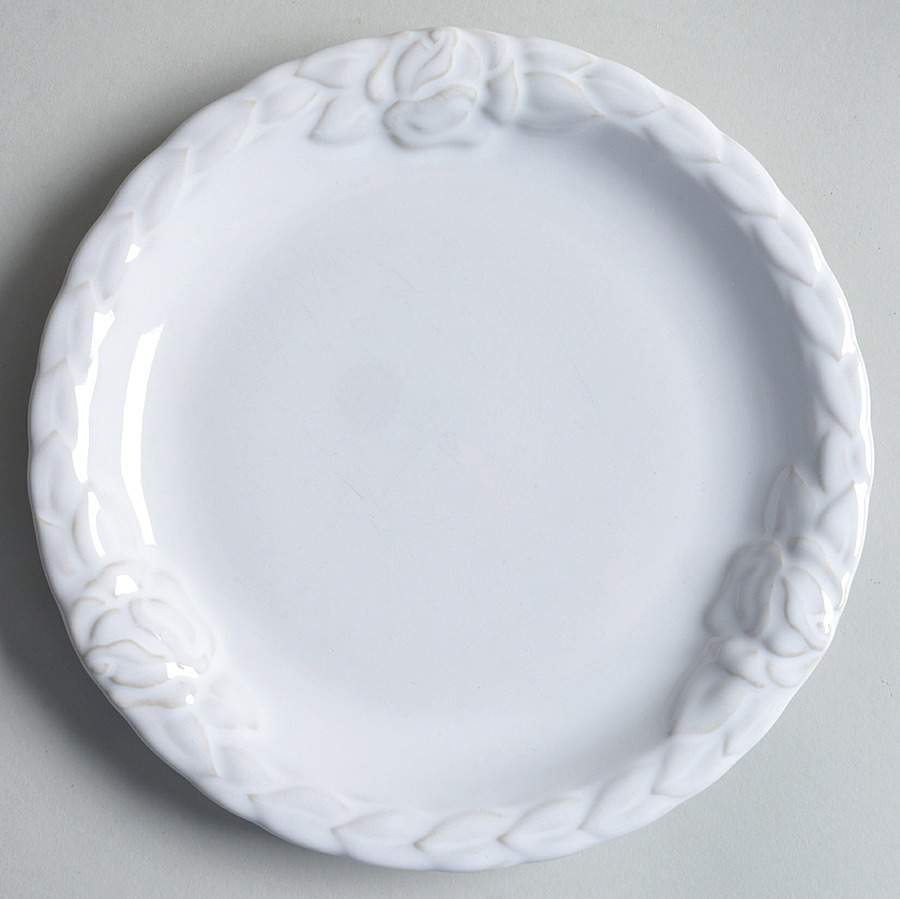 French Country Rose Oyster White Salad Plate by Christian Dior-1