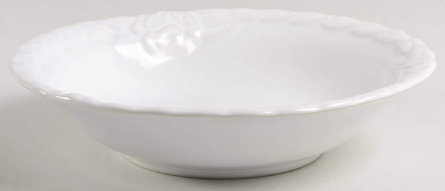 French Country Rose Oyster White Coupe Soup Bowl by Christian Dior-1
