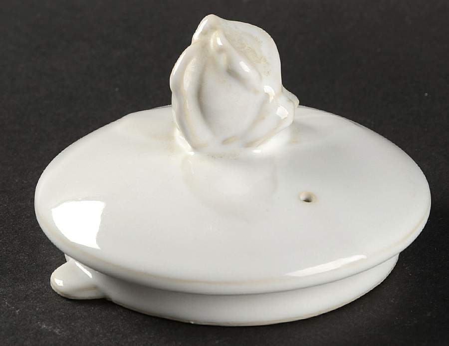 French Country Rose Oyster White Lid for Teapot by Christian Dior-1