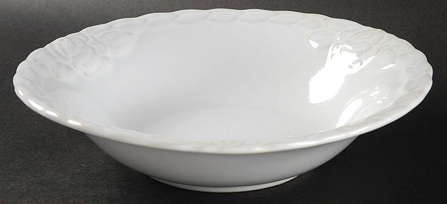 French Country Rose Oyster White 9" Round Vegetable Bowl by Christian Dior-1