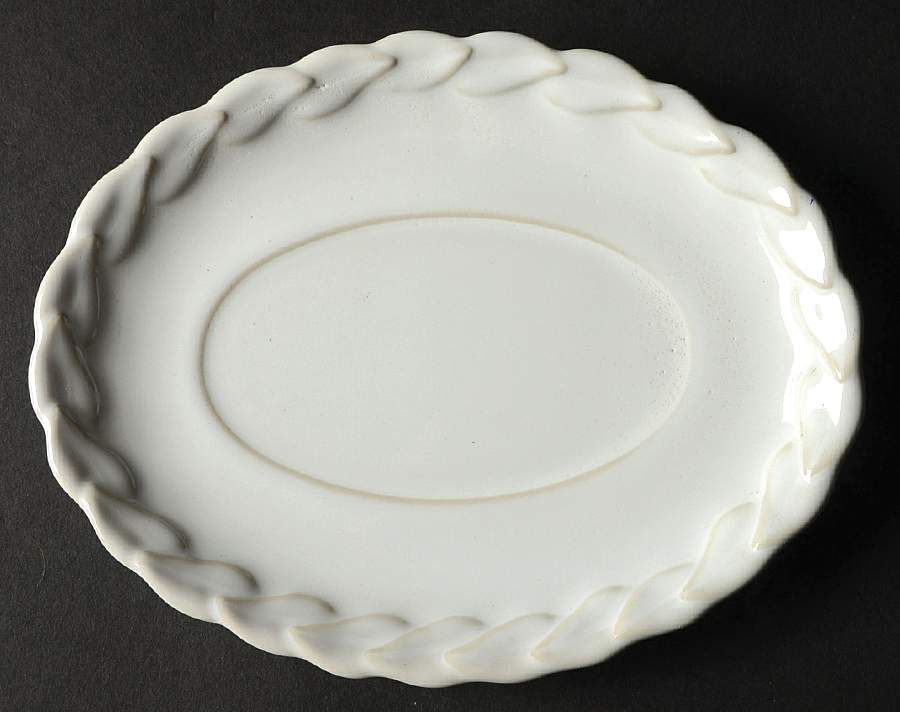 French Country Rose Oyster White Underplate for Gravy Boat by Christian Dior-1