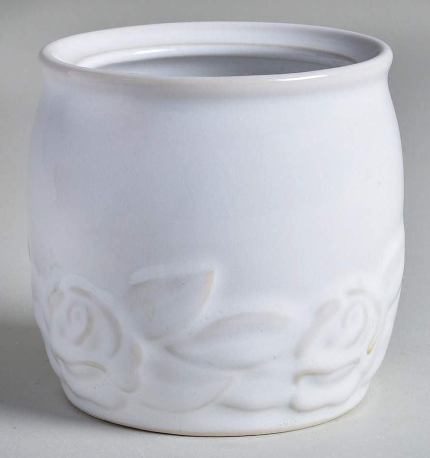 French Country Rose Oyster White Sugar Bowl No Lid by Christian Dior-1