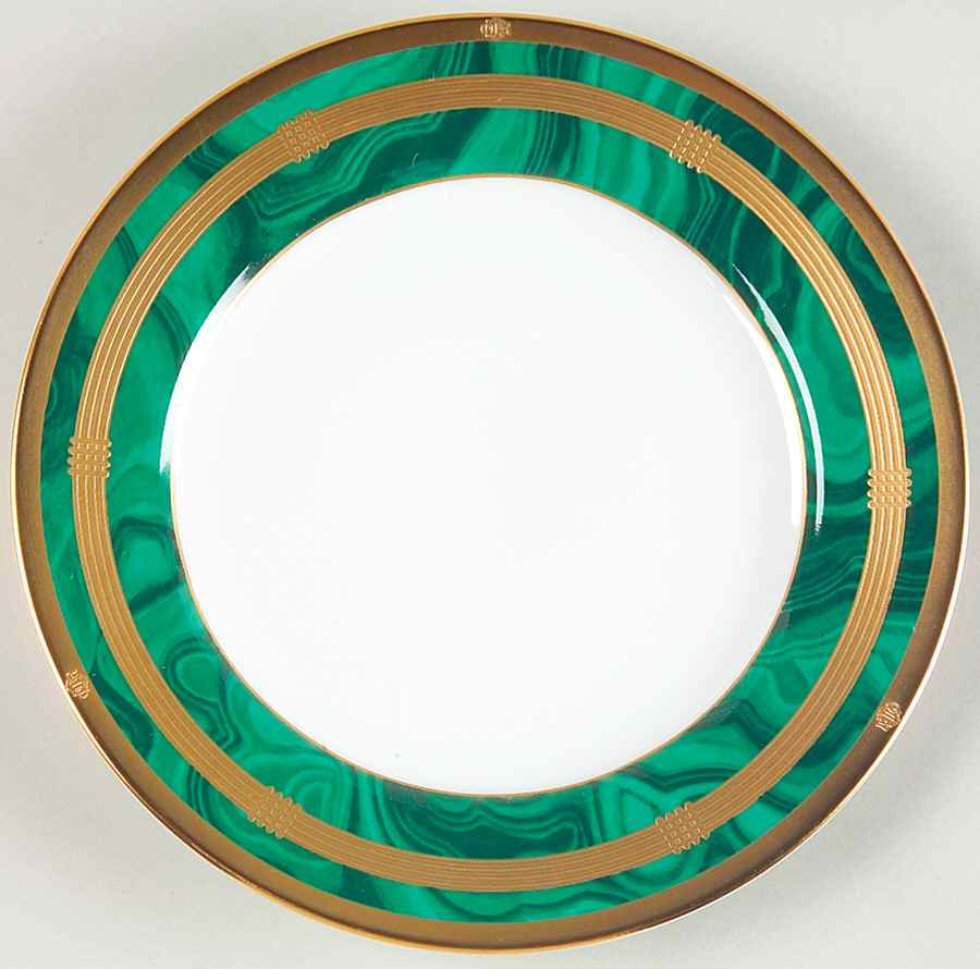 Gaudron Malachite Green Bread & Butter Plate by Christian Dior-1